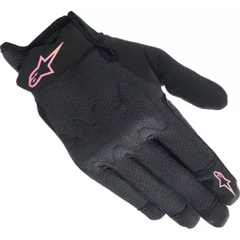 Moto rukavice Alpinestars Stella Stated black/yellow/pink vel. S