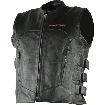Moto vesta Kožená vesta Nazran Blade black vel. 3XL