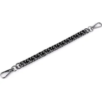 Kabelka Řetízek/ucho na kabelku s karabinami 25 cm černý nikl (Řetízek/ucho s karabinami černý nikl)