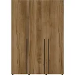 GiB Meble Šatní skříň DOMINO SZ3D Barva: gold baroque