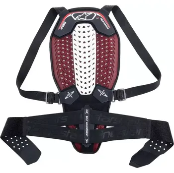 Motocyklový chránič hrudi a pátěře Páteřový chránič 2025 Alpinestars Nucleon Plasma protector red/black