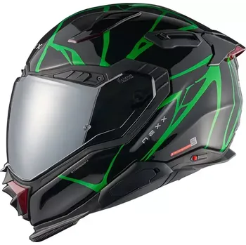 Helma na motorku Integrální helma NEXX X.WST 3 B-SIDE black/green