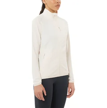 Dámská mikina Salomon Essential Lightwarm FZ W LC2647900 - whisper white XS