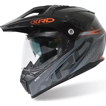 Helma na motorku Helma na motorku XRC Dual Alpiner 3.0 dark grey/black/orange vel. XS