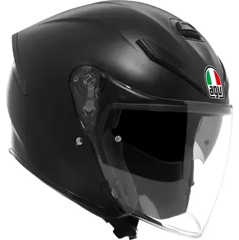 Helma na motorku Otevřená helma AGV K5 JET EVO ECE 22.06 MONO MATT BLACK