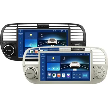 Elektronika HIZPO FT5007001P Autorádio 7" Android pro Fiat 500 Barva rámečku: Černá, Model: P2FT5007001CP (2+32GB)