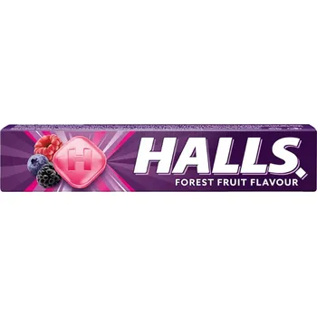 Bonbon Halls Forest Fruit 33,5g cena za kartonové balení (Kartonové balení : 20 ks)