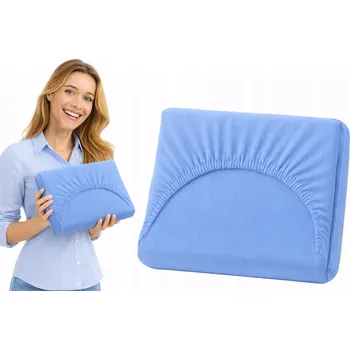 Prostěradlo Prostěradlo s Gumou 120x200 cm Jersey Bavlna Česká Premium Modré