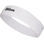 Sportovní čelenka Wilson U TERRY LOGO HEADBAND OS Bílá, Černá