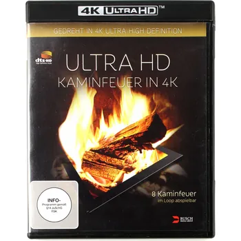 Blu-ray film Fireplace (Kaminfeuer) Blu-ray 4K disk