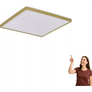 Stropní Svítidlo Zuma Line COLIS LED 50W zlato-bílý 40 cm variabilní barva čtvercová