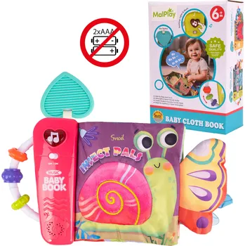 Hračka pro nejmenší Edukační knížka pro miminka – hmyz