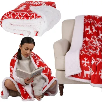 deka Deka Wobell polyester 130 cm x 170 cm červená