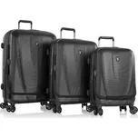 Heys Vantage Smart Luggage S,M,L Black – sada 3 kufrů