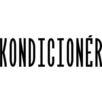 Dóza na potraviny Označto Štítek/nálepka do koupelny Kondicionér - SLIM Barva písma: Zlatá