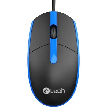 Myš C-TECH Myš WM-10, černo/modrá, USB