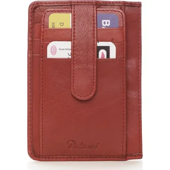 Peněženka Kožené pouzdro na doklady Nina červená