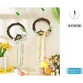 Velikonoční dekorace Velikonoční závěs z dřeva - vajíčko