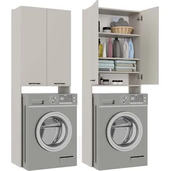 Koupelnový nábytek Koupelnová skříňka nad pračku POLA DD kašmírová