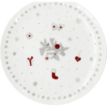 Talíř by inspire Vánoční dezertní talíř Luna Koleda ø 20,5cm