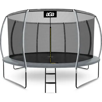 Sport Aga SPORT EXCLUSIVE Trampolína 366 cm Šedá + ochranná síť + žebřík