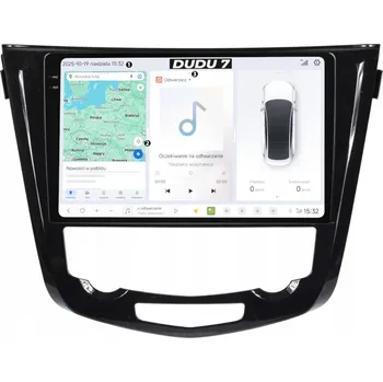 Autorádio AUTORÁDIO S CARPLAY ANDROID AUTO pro NISSAN QASHQAI X-TRAIL 2014+ QLED 12GB RAM