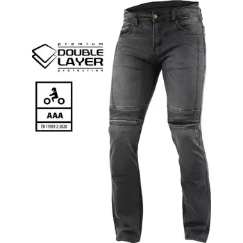 Sportovní oblečení Trilobite Micas Urban doublelayer AAA men jeans grey vel. 38