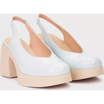 Dámské lodičky WONDERS dámské lodičky s prázdnou patou modré