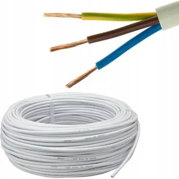 elektrický kabel KABEL LINKOVÝ OMY 3x1 300V H03VV-F 1m