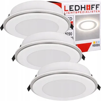 LED stropní svítidlo 3x Zapuštěné bodové světlo SPOT Denní bílá, VÝKONNÉ