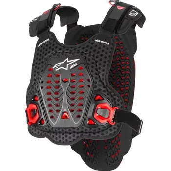Motocyklový chránič hrudi a pátěře Chránič hrudníku a zad 2025 Alpinestars A-5 Plasma protector black/red/white