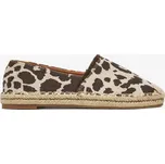 Deezee Dámské espadrilky nízké hnědé s plochou podrážkou velikost 36