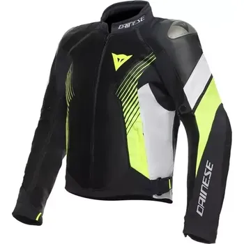Sportovní oblečení Kožená bunda na motorku Dainese Super Rider 2 Absoluteshell black/white/yellow vel. 54