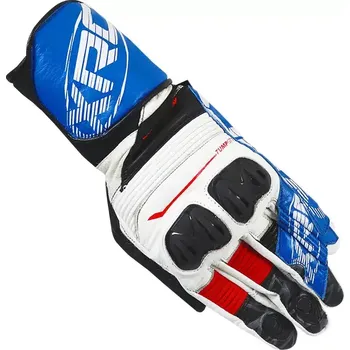 Moto rukavice Rukavice na moto XRC TUMP GT7 WHT/BLUE/RED men gloves vel. XL