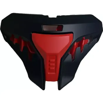 Helma na motorku XRC chin vent black/red