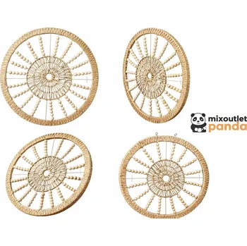 Obraz NÁSTĚNNÁ DEKORACE NA ZEĎ PŘÍRODNÍ KOLO BOHO VELKÁ PRŮM. 48 CM