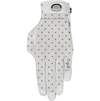 Golfové rukavice Zoom Sun Style Powernet dámská golfová rukavice, bílá/polka dot levá (pro praváky), L/XL, mix barev
