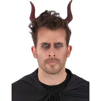 Karnevalový doplněk Smiffys.com Čelenka s rohy