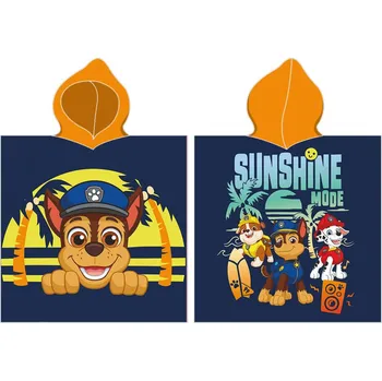 TipTrade Pončo Tlapková patrola dovolená u moře 55x110 cm