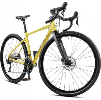 Silniční kolo Gravel kolo Romet Aspre 2, rám 56 cm, kola 28", žluté