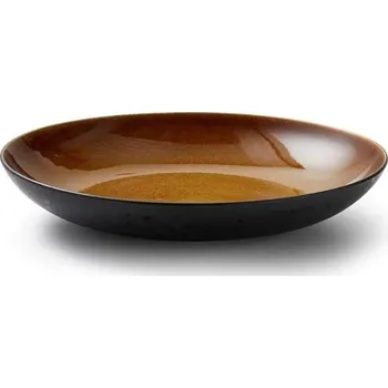 Servírovací mísa 40 cm, černá / jantarová, Bitz - doprava zdarma od 2999 Kč