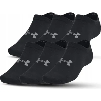 Ponožky Under Armour Essential No Show 6-pack černé vel. L