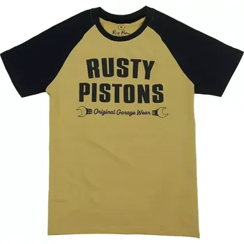 Pánské tričko Tričko Rusty Pistons RPTSM83 Burney beige/blue triko vel. L