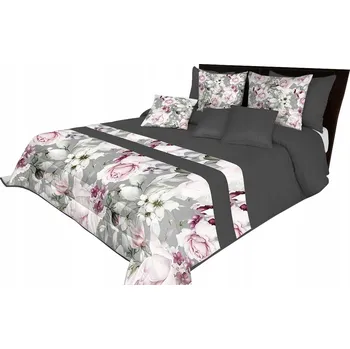 Přehoz na lůžko Přehoz na postel vícebarevný polyester 240x260 cm