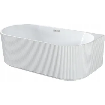 Vana Volně stojící akrylátová vana Essente MOLA, odtok uprostřed, 160 x 75 cm