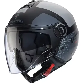 Helma na motorku Caberg Riviera V4X Alpha matt black/anthracite/grey vel. S
