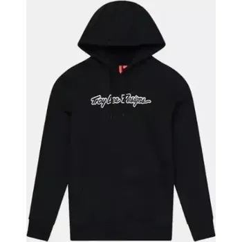 Pánská mikina Troy Lee Designs Signature pánská mikina Black vel. M