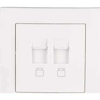 Elektrická zásuvka Retlux AMY LAN + LAN RSB A88F