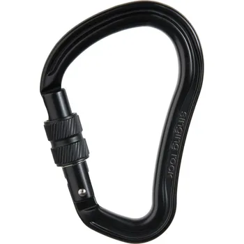 smyčka Karabina Singing Rock Hector Screw černá