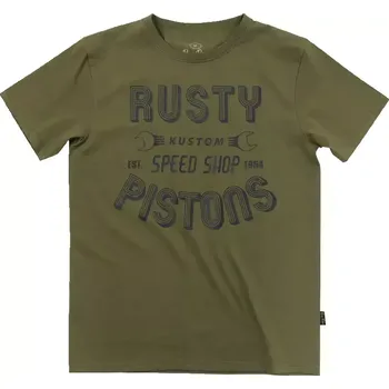 Pánské tričko Rusty Pistons RPTSM97 Hulton khaki triko vel. S